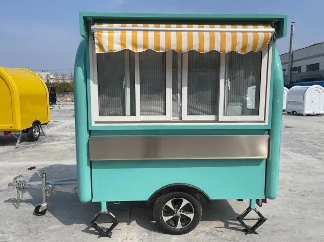 Green Food Trailer Sale
